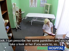 Blond, Bruinharig, Arts, Vingeren, Lesbisch, Verpleegster, Kut duiken, Realiteit