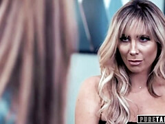 Blond, Europees, Lesbisch, Likken, Moeder die ik wil neuken, Kut duiken