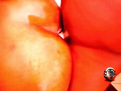 Sperma, Zwart, Vingeren, Hardcore, Moeder die ik wil neuken, Naakt, Tieten likken, Nat