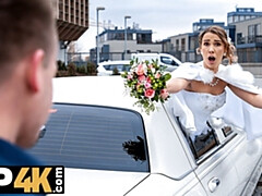 結婚, 茶髪の, 車, 浮気者, チェコ, ハメ撮り, ストッキング, 結婚式