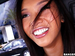 Asiático, Verga grande, Mamada, Linda, Estilo perrito, Flaco, Adolescente, Tetas