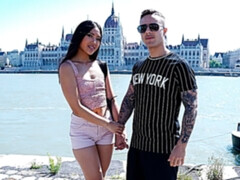 アジア人, お尻, 舐める尻, フェラチオ, 手コキする, 異人種間, キス, ティーン