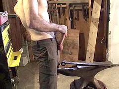 Leie, Spermaladung, Selbstgemacht, Masturbation, Muskel, Solo