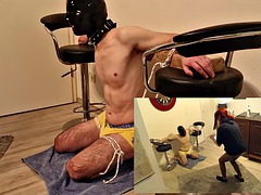 Sadomasochismus, Grosser schwanz, Blasen, Fesselspiele, Paar, Fetisch, Abendanzug, Ablutschen