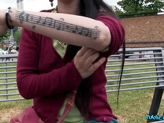 Leie, Blasen, Besamung, Im freien, Pov, Öffentlich, Muschi, Hintern versohlen