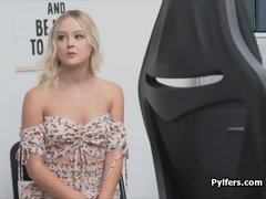 Amateur, Blonde, Sucer une bite, Bâillonner, Hd, Bureau, Réalité, Rugueux