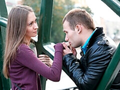 デカチン, フェラチオ, 茶髪の, 自然山雀, 小柄, ガリガリ, ティーン, オッパイの