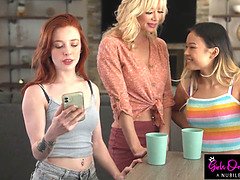 Азиатки, Блондинки, Брюнетки, Хд, Лесбиянка, Оргазм, Крошечные