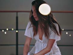 美女, レズビアン, なめる, マッサージ, オナニー, オイル, スペイン人