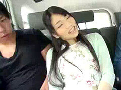 アジア人, フェラチオ, 日本人, アウトドア, ティーン, 三人