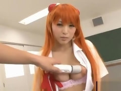 Spicy Japanese slut in beautiful cosplay porn