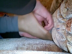 Amateur, Sucer une bite, Mignonne, Fétiche, Fétiche des pieds, Naturelle, Jarretelles, Nénés