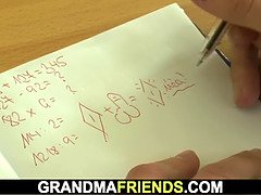 フェラチオ, お婆さん, 3p男男女, スパンキング, 教師, ティーン, 三人