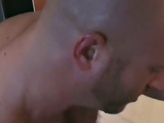 German amateur fucked in bareback threesome while sucking cock