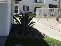 Verga grande, Mamada, Checa, Polla, Estilo perrito, Al aire libre, Público, Adolescente