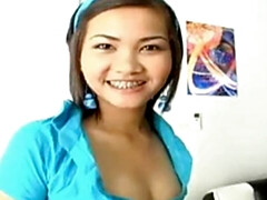 18 ans, Amateur, Asiatique, Sucer une bite, Éjaculation interne, Faciale, Avaler, Adolescente