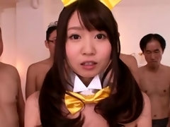 アジア人, フェラチオ, イく瞬間, 顔射, 乱交, グループ, オナニー, オージー