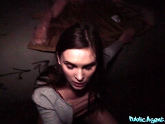 POV Public Sex with Busty Brunette Student With Big Natural Boobs p2 - Taylee Wood