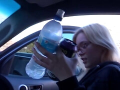 Enthousiasteling, Pijpbeurt, Vies, Brillen, Orgasme, Gezichtspunt, Zuigen, Plagen