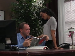 Asiatisch, Arsch, Tussi, Grosser schwanz, Blasen, Büro, Jungendliche (18+), Titten