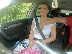 Mooie dikke vrouwen, Mollig, Man die toekijkt, Europees, Geld, Buiten, Realiteit