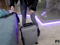 中出し, チェコ, ホテル, 小柄, オマンコ, サウナ, 締まりの良い, オッパイの