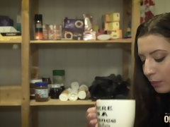 Slaapkamer, Bizar, Sperma shot, Lul, Vingeren, Zoenen, Vrijster, Natuurlijke tieten