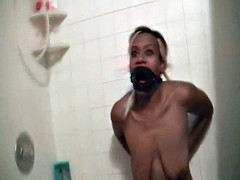 Face fucked slutty ebony gf