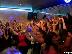 Grosser schwanz, Blasen, Braunhaarige, Tanzen, Fingern, Orgie, Party, Swingers