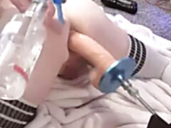 Leie, In den arsch, Crossdresser, Dildo, Lingerie, Transfrau, Solo, Spielzeuge