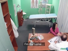 フェラチオ, 医者, 指いじり, 看護婦, オフィス, ハメ撮り, オマンコ, ユニフォーム