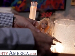 Cody is conjuring Blake Blossom to fuck her and take to the Halloween party