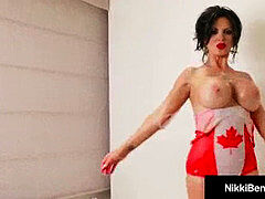 Badkamer, Bruinharig, Vingeren, Masturbatie, Moeder die ik wil neuken, Naakt, Alleen