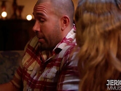 Большая жопа, Большие сиськи, Блондинки, Минет, Глубокая глотка, Сперма на лице, Ласковые ручки, Молоденькие