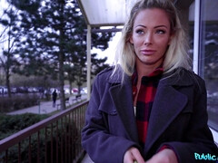 Américain, Cul, Blonde, Jeans, De plein air, Piercing, Pov, Tatouage