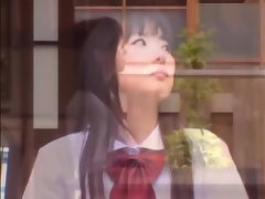 Aziatisch, Lieveling, Japaans, Masturbatie, Alleen, Spuiten, Tiener