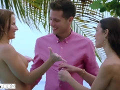 Sucer une bite, Faciale, Hard, Hd, Seins naturels, Réalité, Plan cul à trois, Nénés