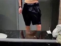 Tir de sperme, Homosexuelle, Masturbation, Actrice du porno, Pov, Public, Douche, Solo