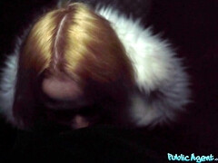 アメリカ人, ブロンド, フェラチオ, チン, アウトドア, ピアス, ロシア人, オッパイの