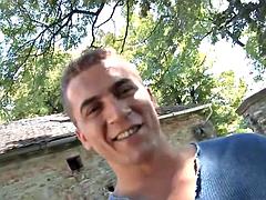 Blonde, Sucer une bite, Couple, Partouze, Hard, De plein air, Plan cul à trois, Nénés