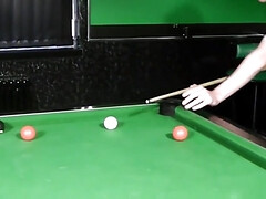 BBW fucked on pool table