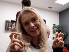 ブロンド, フェラチオ, 学生寮, 生徒, オッパイの