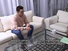 Mature tutor saves son by permitting disciple to taste her peach