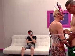 Enthousiasteling, Stel, Sperma shot, Europees, Masker, Realiteit, Mager, Spaans