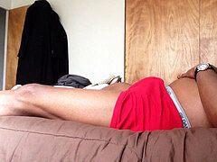 Amateur, Papá, Ébano, Masturbación