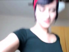 茶髪の, ティーン, おもちゃ, ウェブカメラ