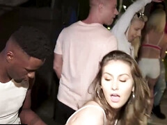 Americano, Negro, Polla, Grupo, Alemán, Enfermera, Estudiante, Trio