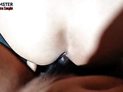 Grosser arsch, Paar, Spermaladung, Hundestellung, Handjob, Hd, Indonesisch, Lehrer