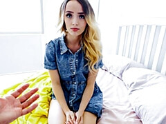 18 años, Anal, Culo, Verga grande, Rubia, Estilo perrito, Flaco, Adolescente