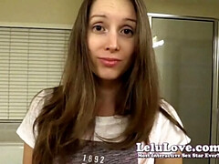 Desperate to Pee! Lelu Love Teased Until She Can't Hold It Anymore - Amateur POV Fetish